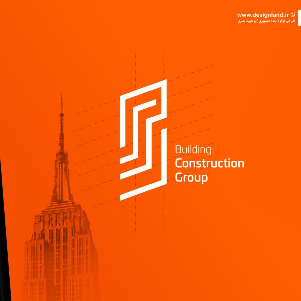 طراحی لوگو تصویری ( نشانه ) گروه ساختمان سازی PS Construction